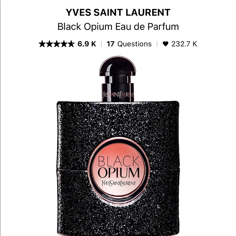 NWOT YSL Black Opium